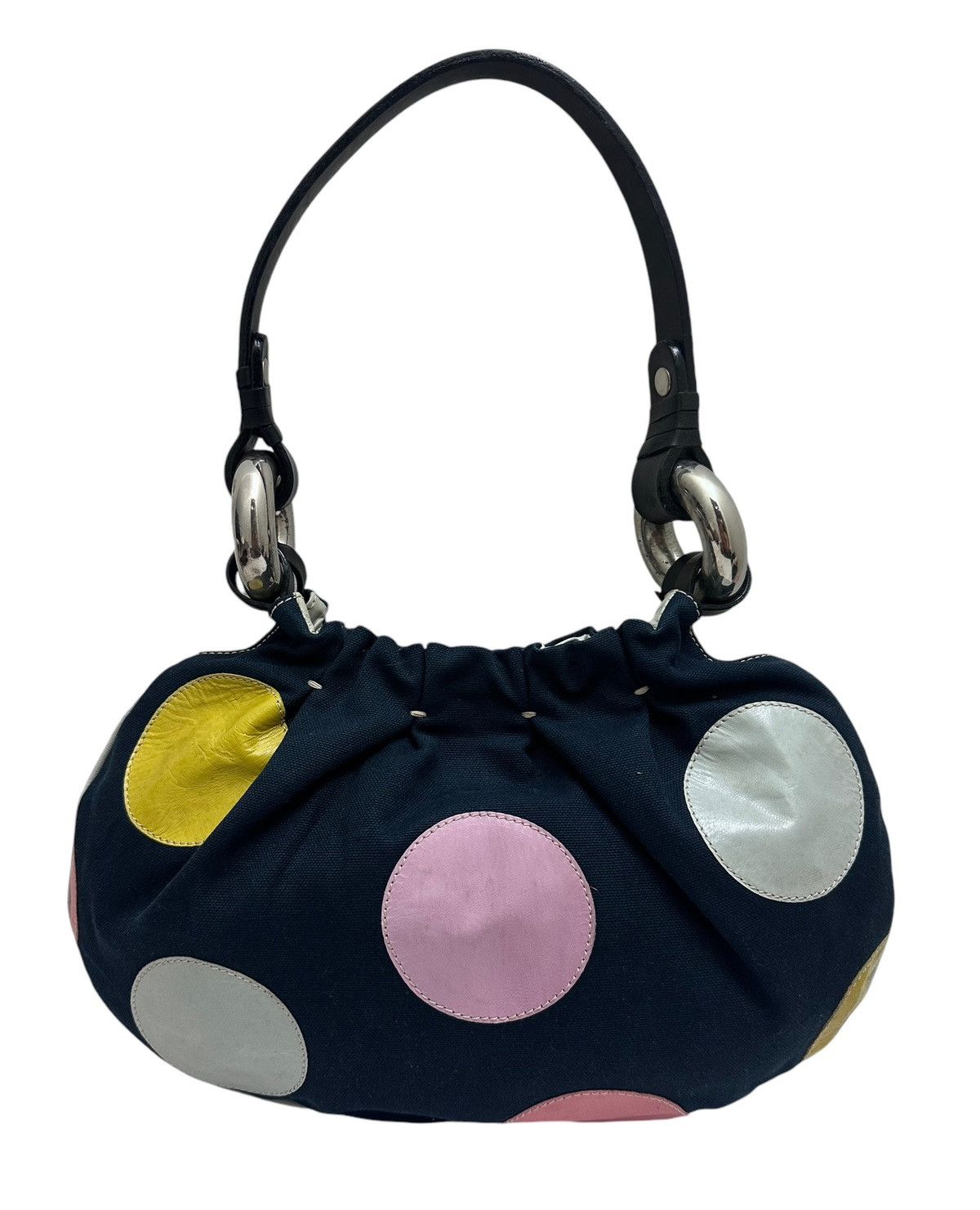 Moschino Moschino Cheap And Chip Patchwork Handbag Size ONE SIZE - 2 Thumbnail