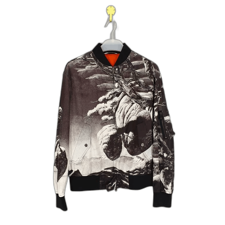 Valentino Valentino Black White Landscape Print Jacket Size US M / EU 48-50 / 2 - 1 Thumbnail