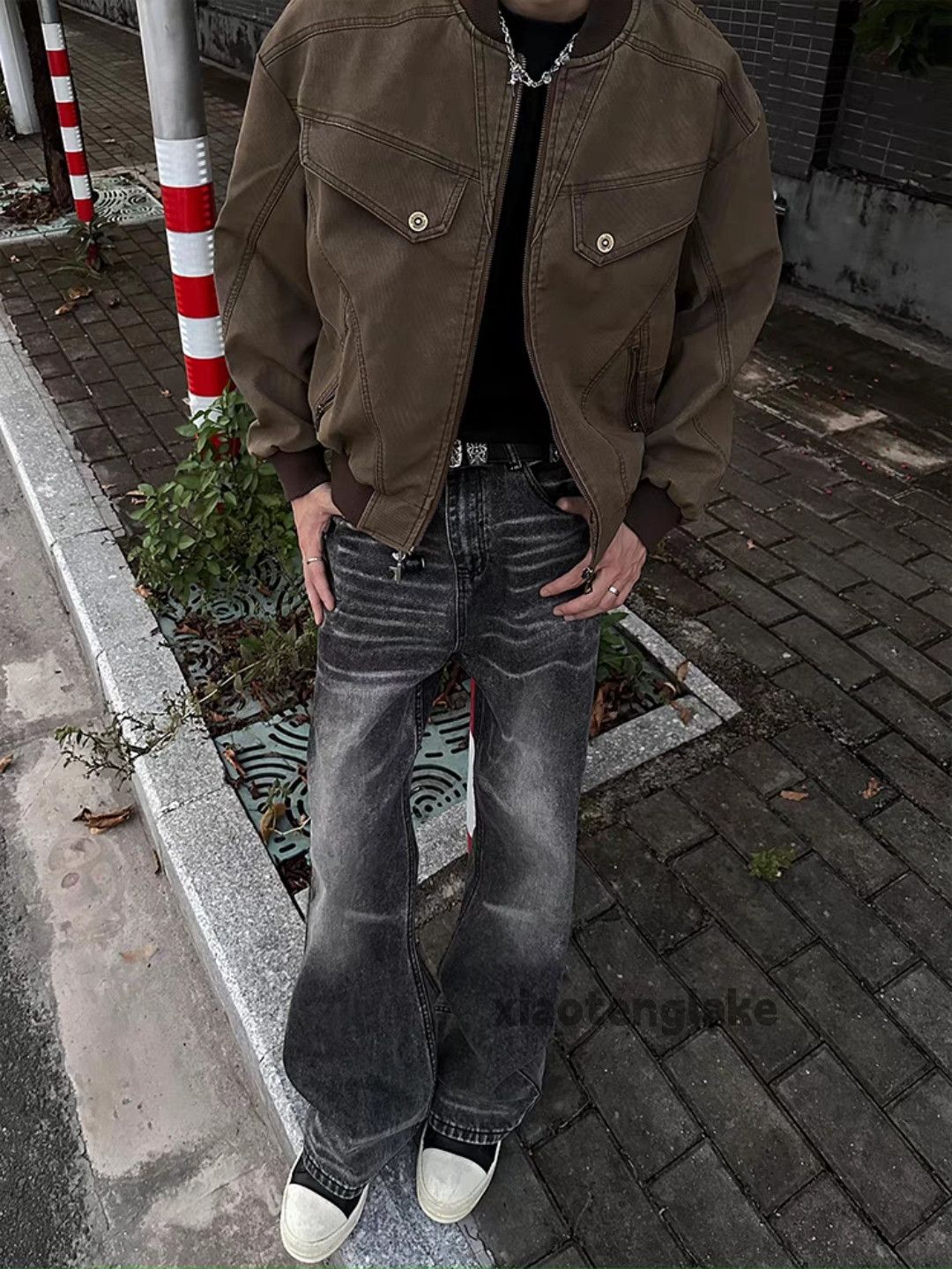 Jean × Vintage washed faded cleanfit yuppie bootcut punk flared jeans Size US 28 / EU 44 - 6 Thumbnail