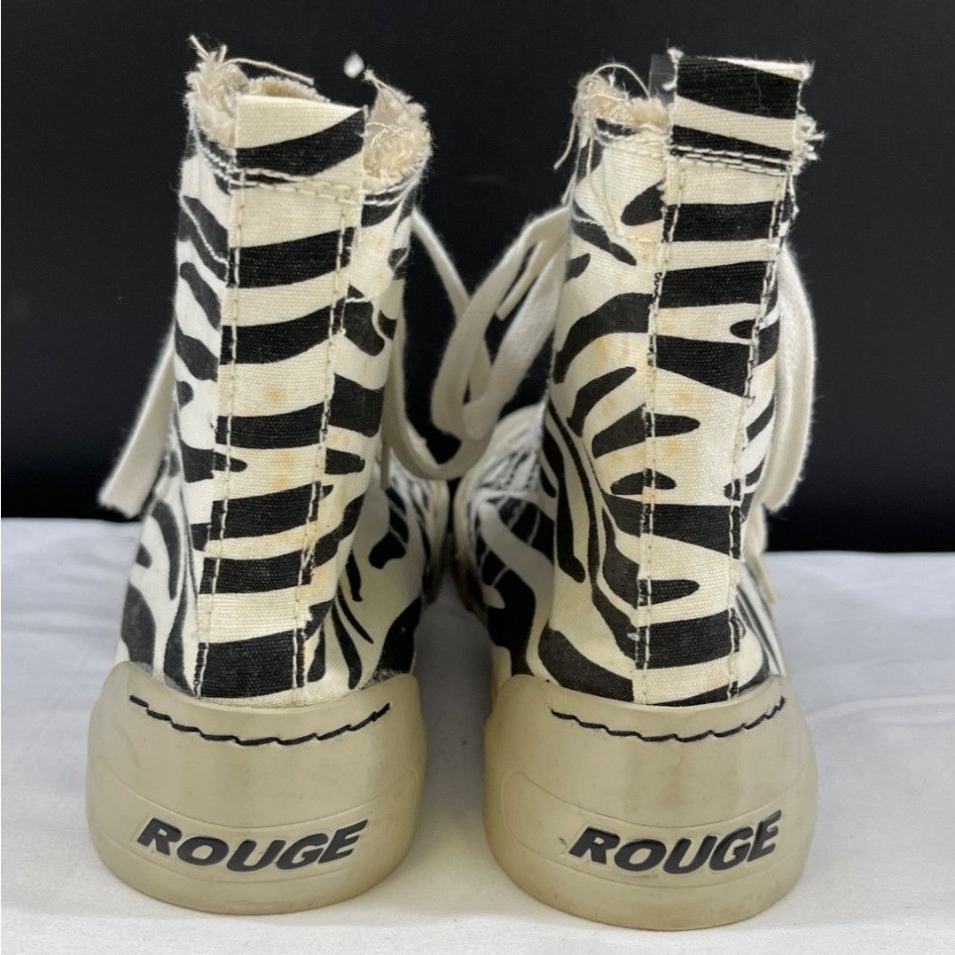 Rogue Rouge Women's Black/White Zebra Print Shoes/Sneakers Sz 8.5 Size US 8.5 / IT 38.5 - 4 Thumbnail