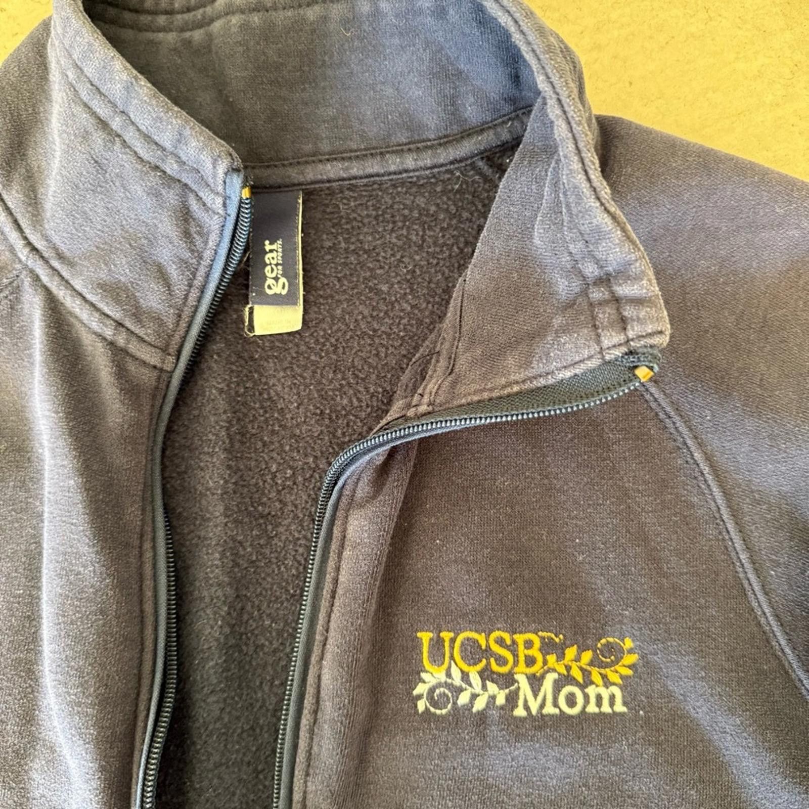 Other UCSB / Zip Up Fleece Jacket College Mom / Navy Size M / US 6-8 / IT 42-44 - 2 Thumbnail