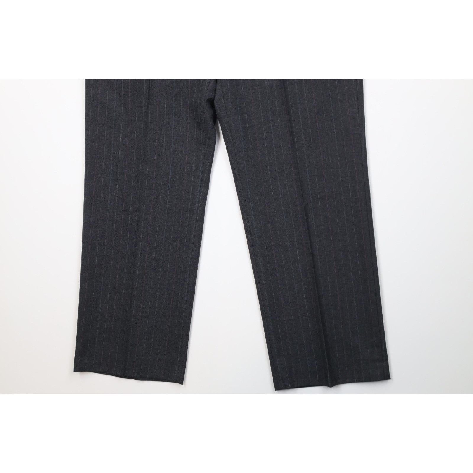 Vintage Vintage 70s Streetwear 2 Piece Worsted Wool Pinstriped Suit Size 42R - 15 Thumbnail