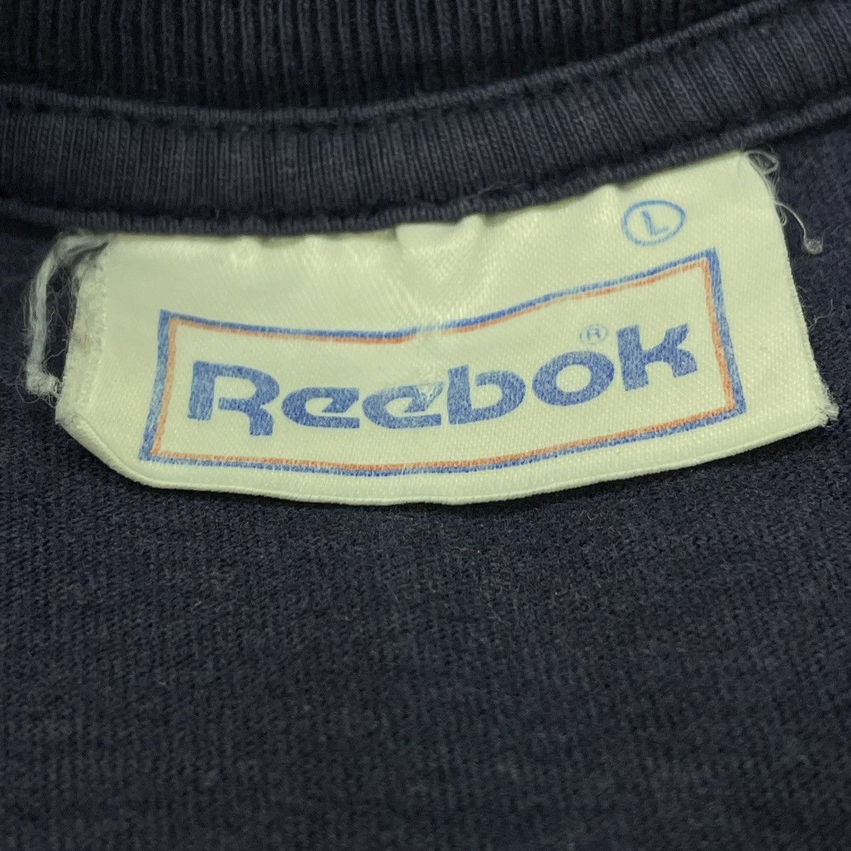 Reebok × Vintage Vintage Reebok T-shirts Big Logo Y2K 90s USA Trashed Size US L / EU 52-54 / 3 - 13 Thumbnail