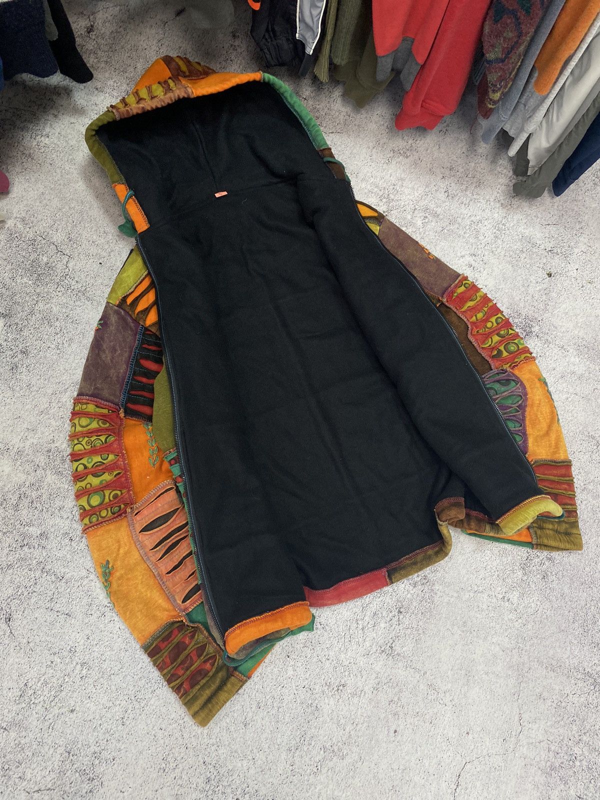 Japanese Brand Vintage avant garde patchwork japanese style hoodie Size US M / EU 48-50 / 2 - 10 Thumbnail