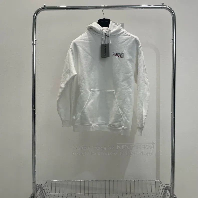 Balenciaga Balenciaga White Coke front and back logo hoodie Size US XS / EU 42 / 0 - 1 Thumbnail