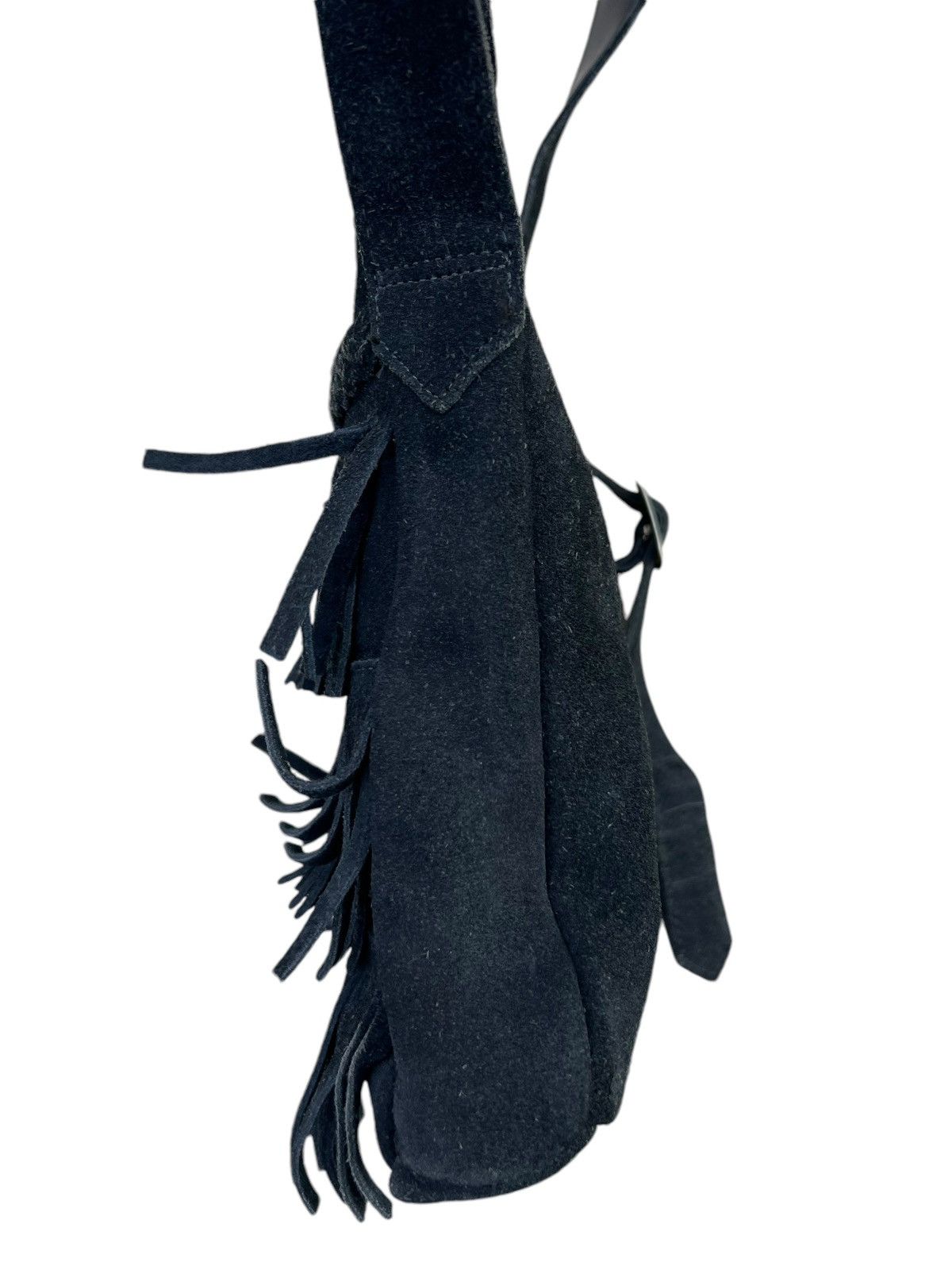 Leather Vintage Minnetonka Suede Leather Fringe Bag Sling Size ONE SIZE - 13 Thumbnail