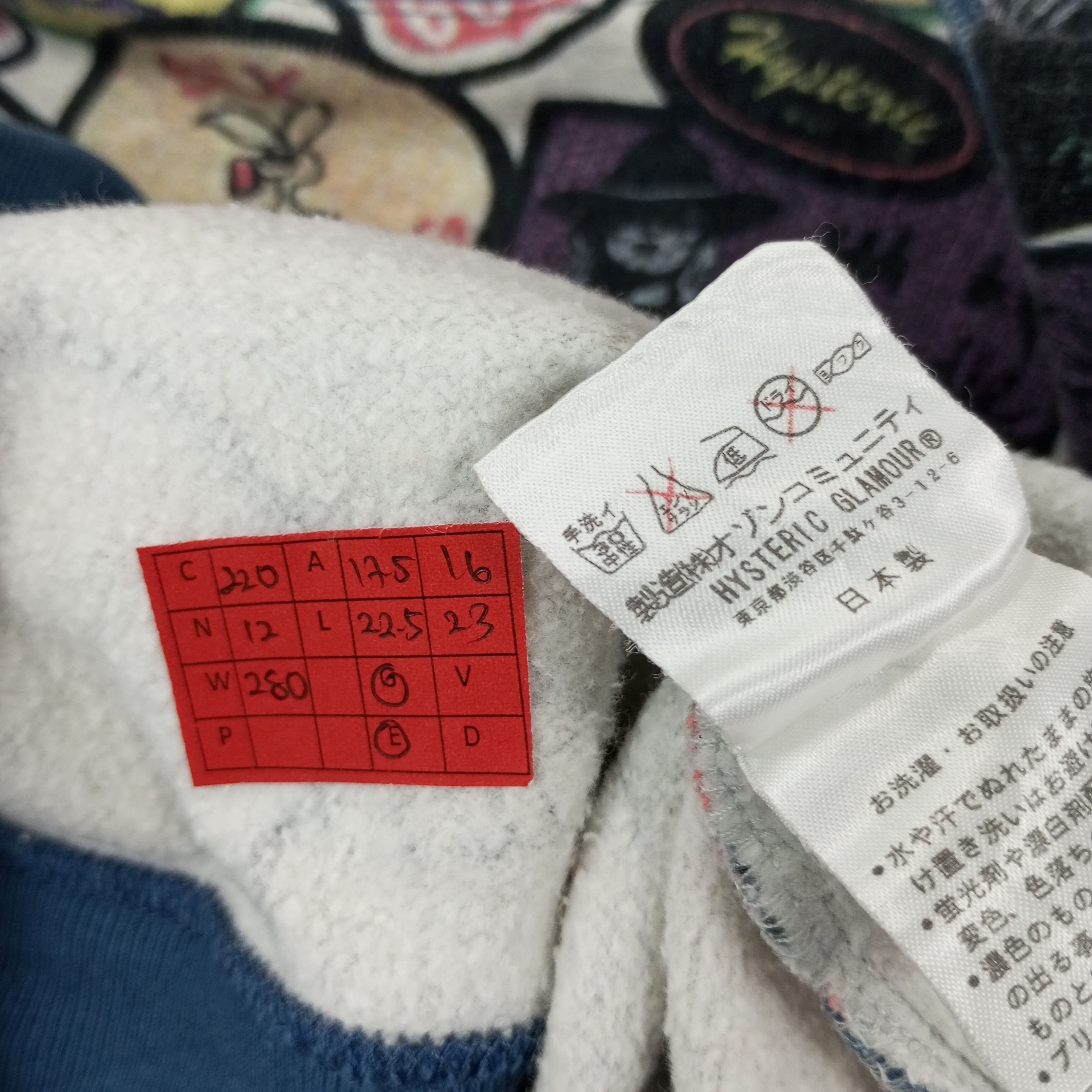 Hysteric Glamour × Japanese Brand × Vintage Hysteric Glamour Fashion Fullprint Design Sweatshirt c220n12 Size US XS / EU 42 / 0 - 6 Thumbnail