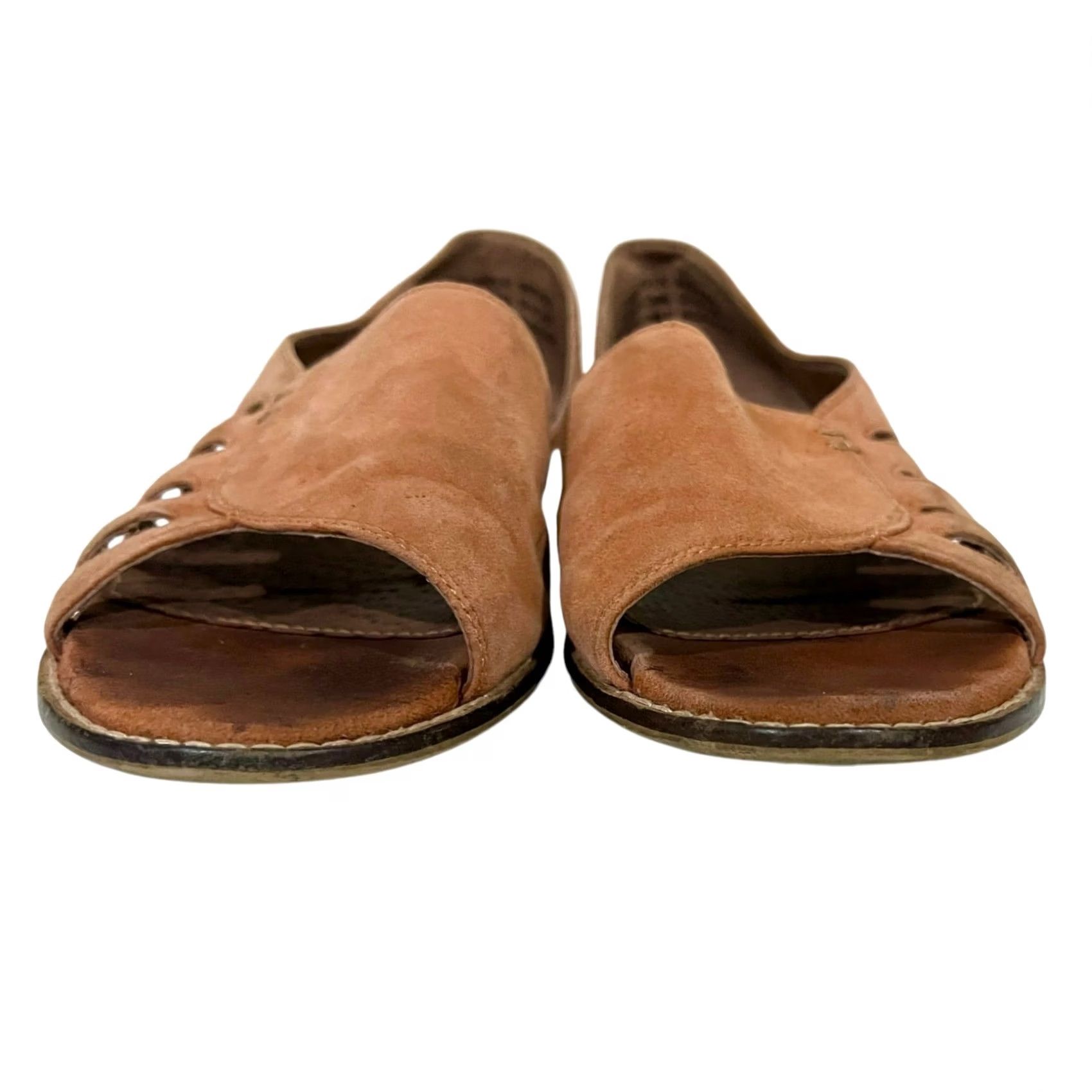 Seychelles Seychelles Radiant Flats Suede Sandals Slip On Women’s Sz 7 Pink Terracotta/Coral Sandals Flats Size US 7 / IT 37 - 4 Thumbnail
