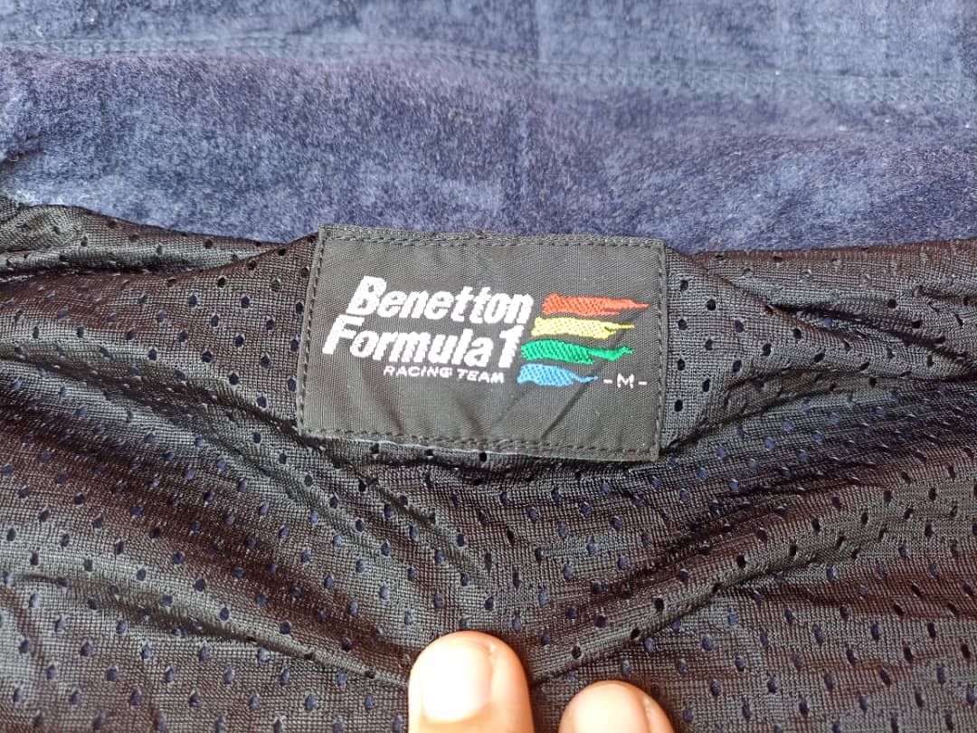 Benetton Benetton F1 fleece zipper Jacket Size US L / EU 52-54 / 3 - 9 Thumbnail