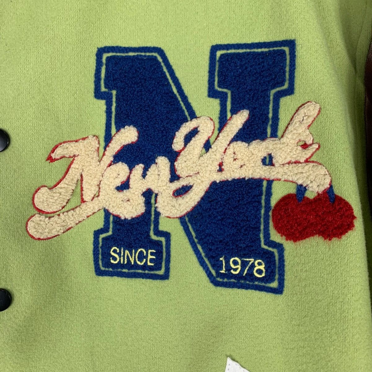 Japanese Brand DLEEPY TOWN Varsity Jacket #0684-C31 Size US L / EU 52-54 / 3 - 13 Thumbnail
