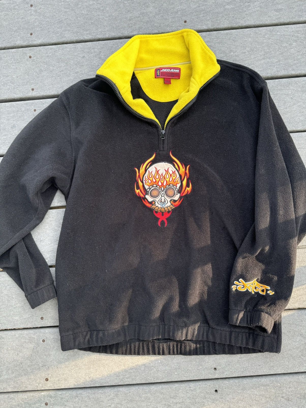 JNCO Vintage JNCO jeans fleece pullover Size US L / EU 52-54 / 3 - 1 Thumbnail