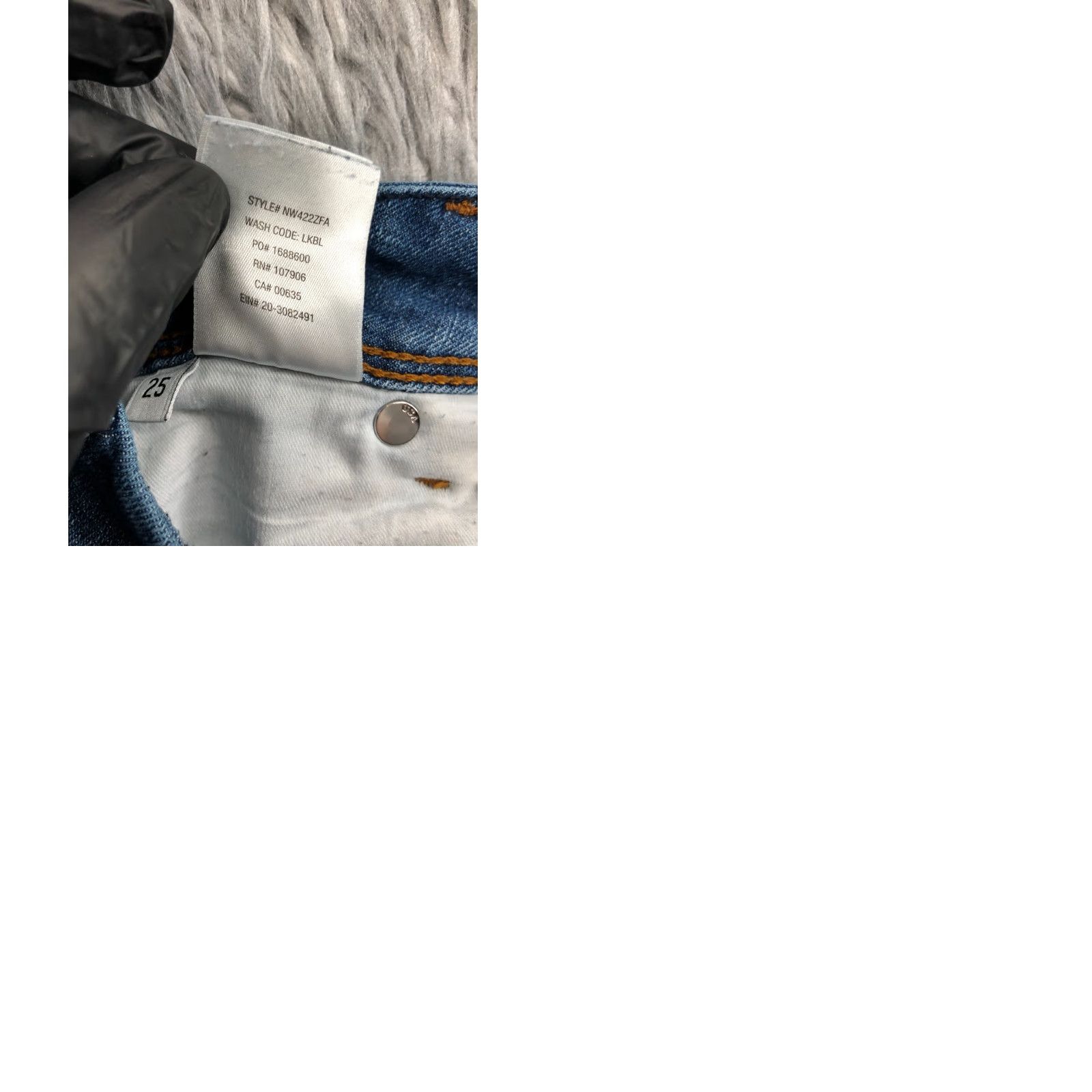 Hudson Hudson Collin Skinny Jeans Womens Medium Wash Blue Size 25 Regular Slim Fit 5-Pocket Denim Jeans Size 42" / US 20 - 9 Thumbnail