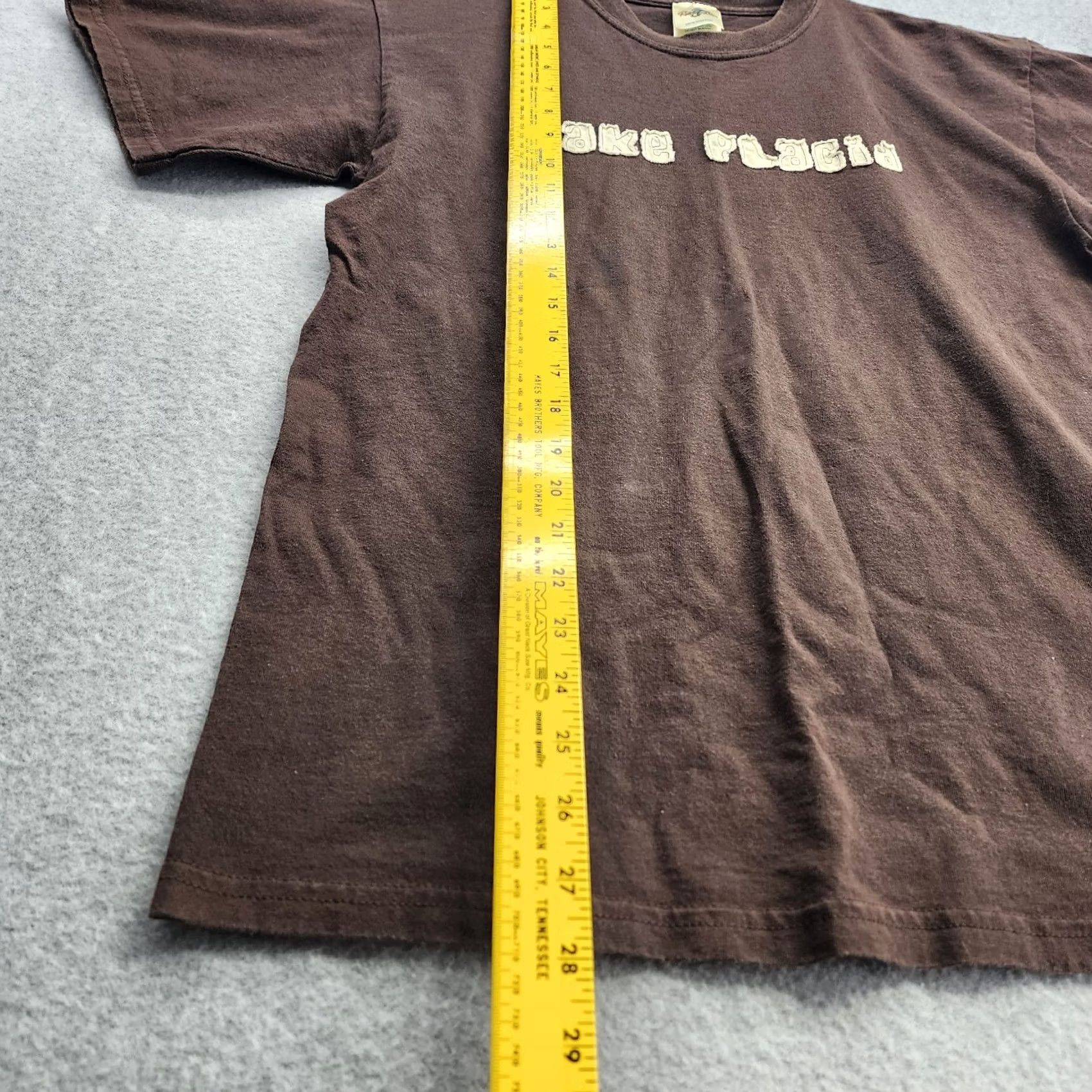 Vintage Lake Placid Lake Shirt Men Black T-Shirt M Relaxed Fit Size US M / EU 48-50 / 2 - 5 Thumbnail