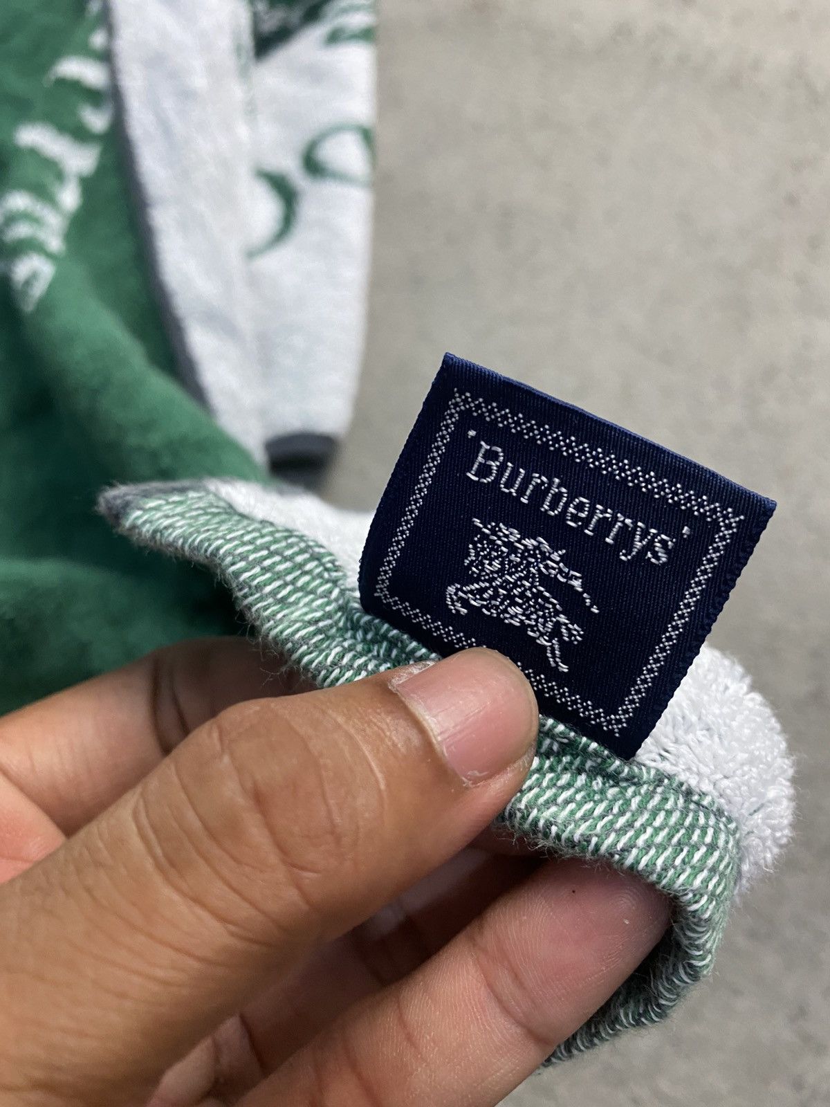 Burberry Burberrys Hand Towell Small Size Size ONE SIZE - 2 Thumbnail