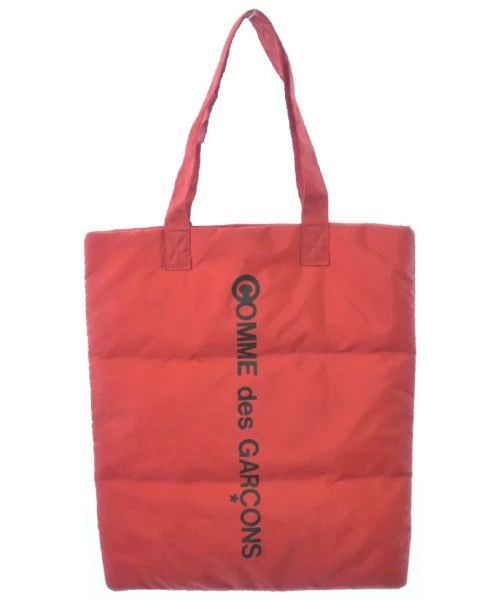 Comme des Garcons Tote Bag Quilted Pattern Logo Print Inner Pocket Red Size ONE SIZE - 1 Thumbnail