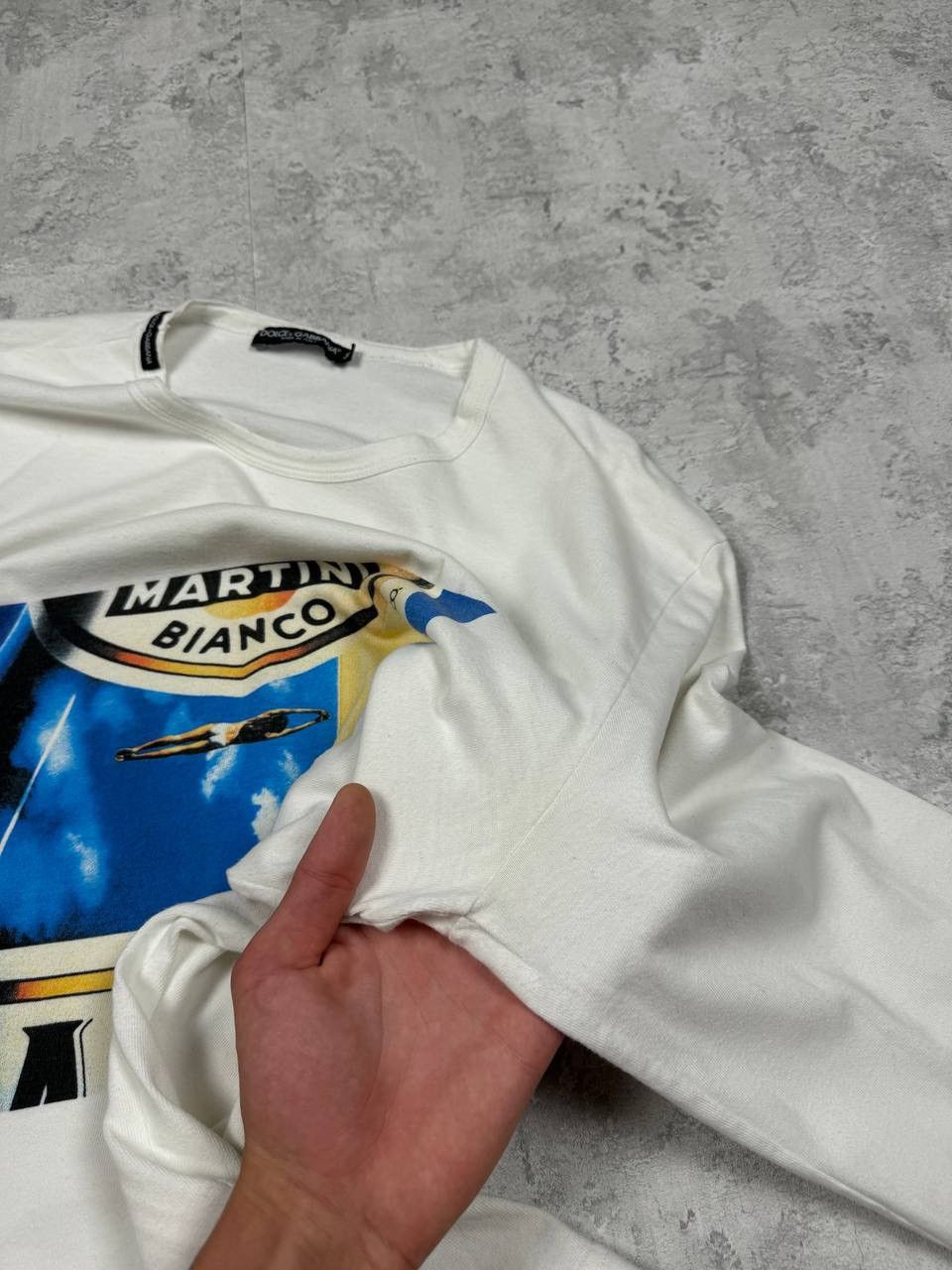 Dolce & Gabbana Vintage Dolce & Gabbana Longsleeve Martini Bianco Size US XL / EU 56 / 4 - 16 Thumbnail