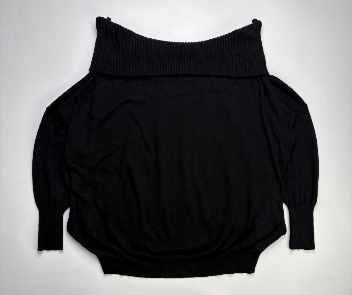 Alexander McQueen Archive Alexander Mcqueen Cashmere Off Shoulder Knitwear Size S / US 4 / IT 40 - 1 Thumbnail
