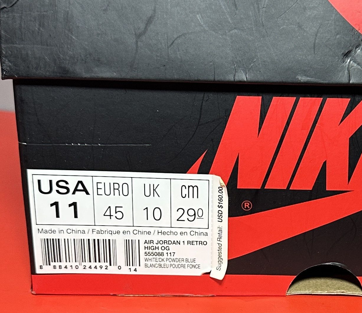 Jordan Brand Size 11 - Jordan 1 Retro High OG UNC 2015 Size US 11 / EU 44 - 8 Thumbnail