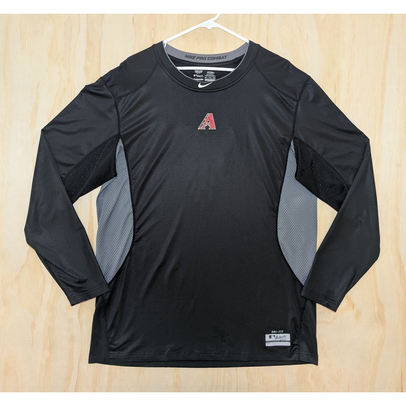 Nike Nike Pro Combat Men's XXL Arizona Diamondbacks Black MLB Size US XXL / EU 58 / 5 - 1 Thumbnail