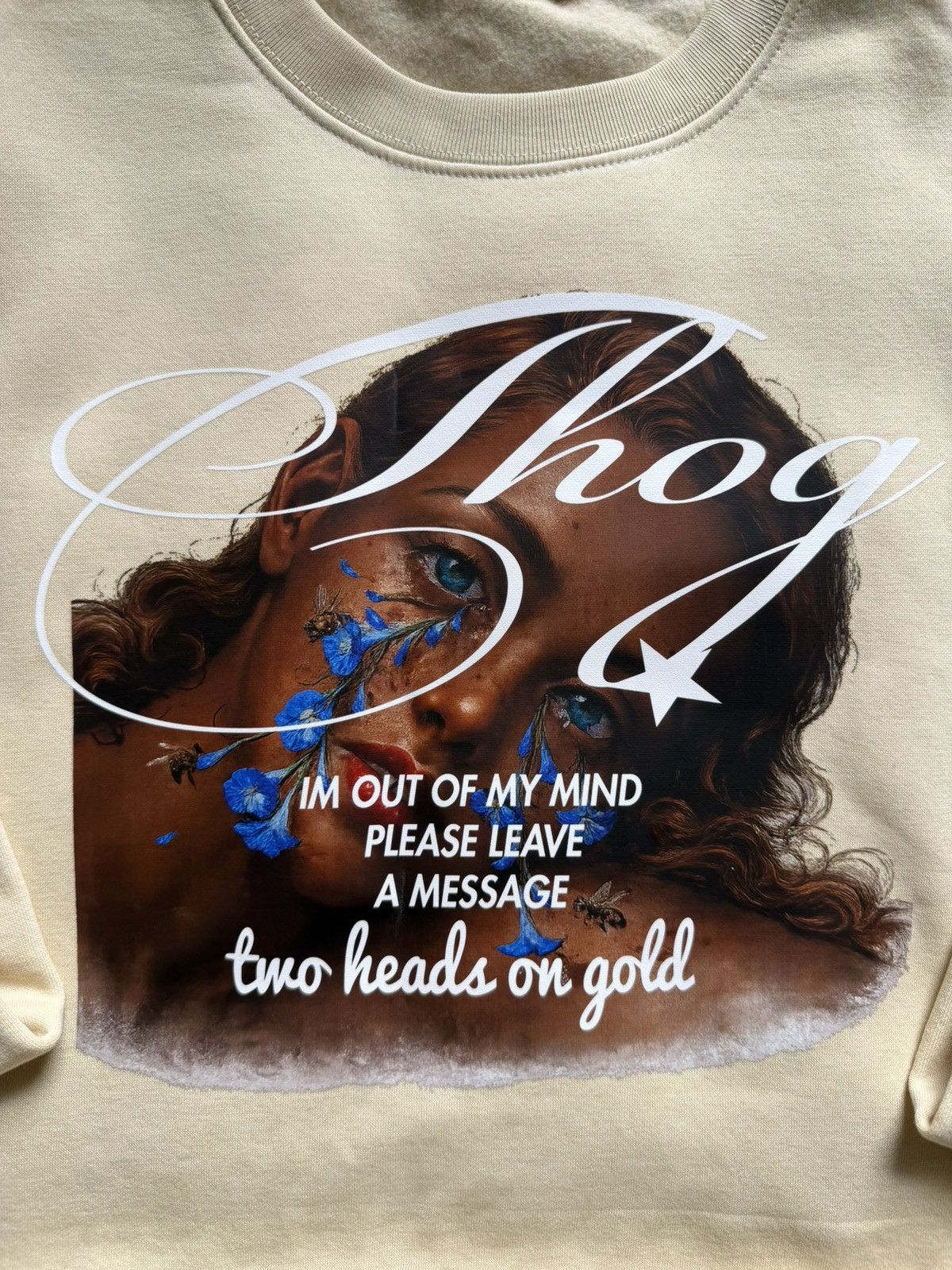 Other Two Heads on Gold Cropped Sweatshirt Size S / US 4 / IT 40 - 2 Thumbnail