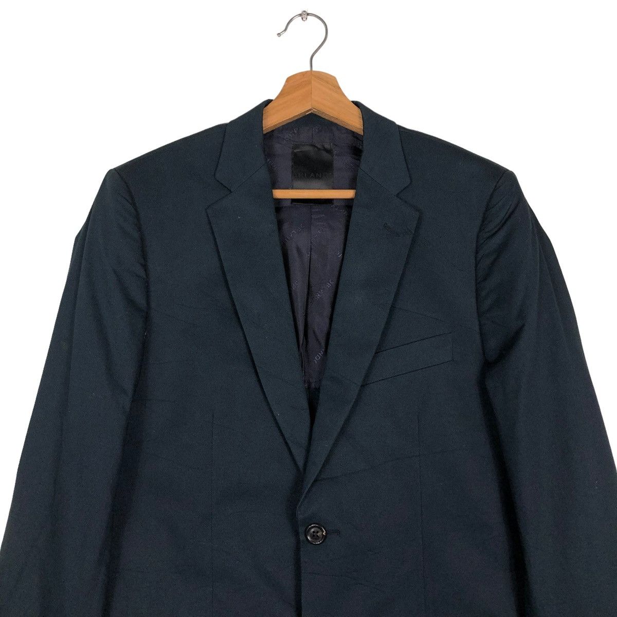 Japanese Brand 🔥RICH BLACK DOUBLE BREAST COATS JACKET ORLANDO ITALY Size US M / EU 48-50 / 2 - 3 Thumbnail