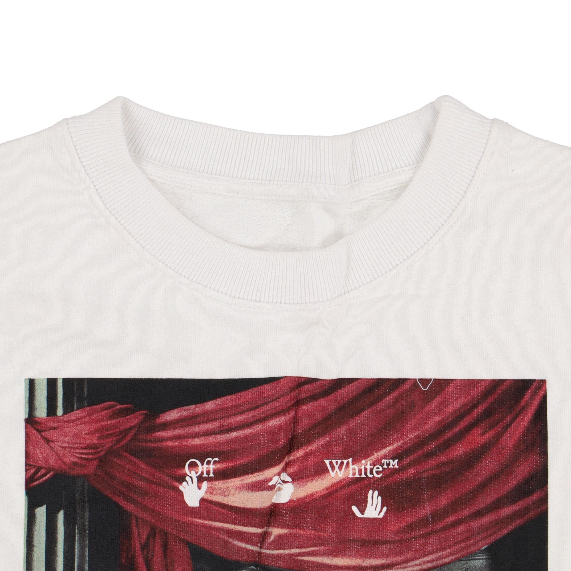 Off-White White Caravaggio Arrows Sweatshirt Size US M / EU 48-50 / 2 - 4 Thumbnail