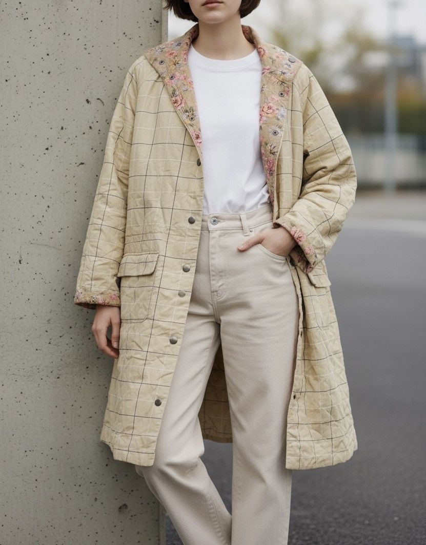 Yohji Yamamoto Vintage yohji yamamoto y’s reversible flowers jacket Size US M / EU 48-50 / 2 - 5 Thumbnail