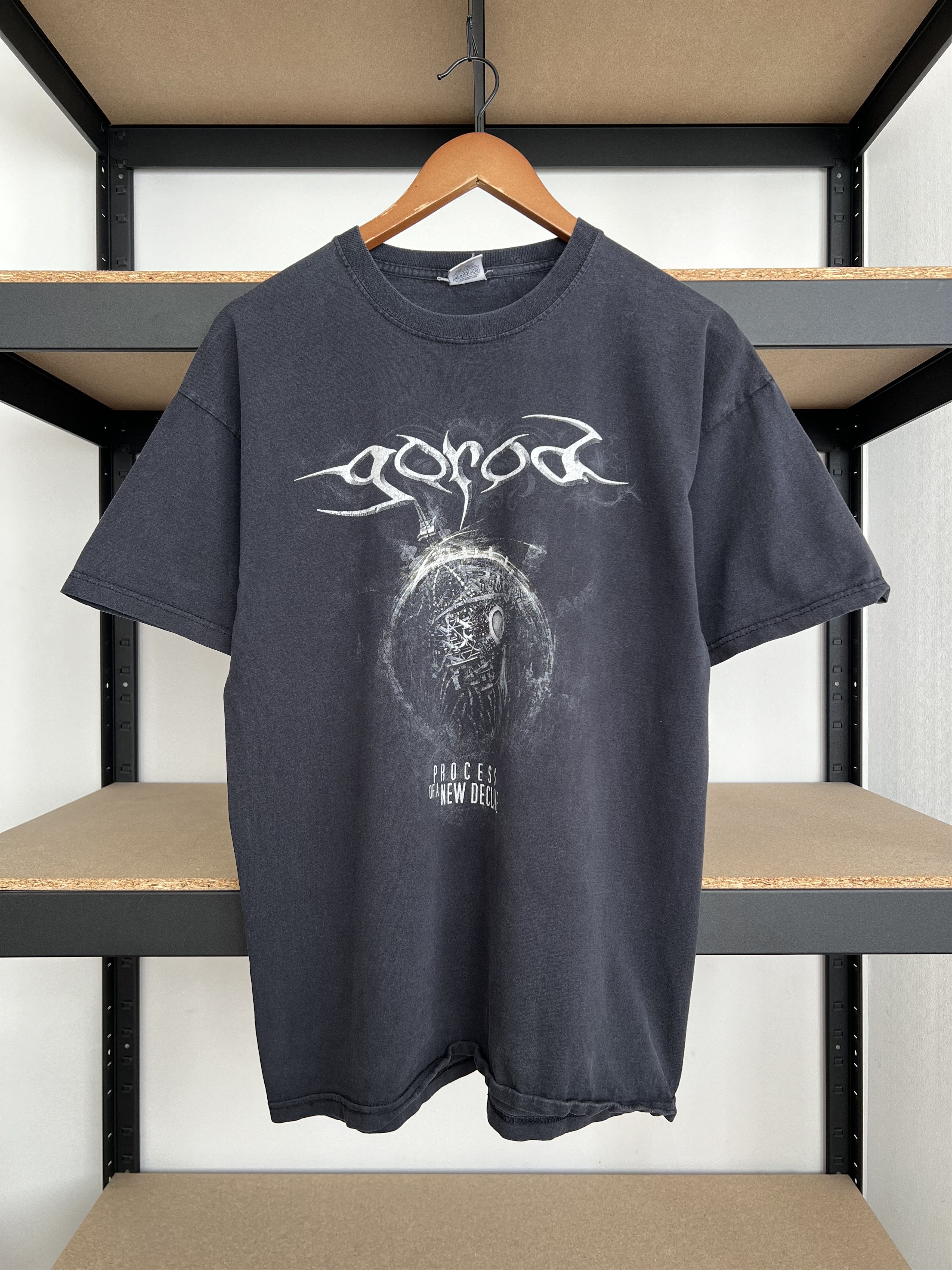 Band Tees Vintage 2000s Gorod Process Of A New Decline Death Metal Size US L / EU 52-54 / 3 - 1 Thumbnail