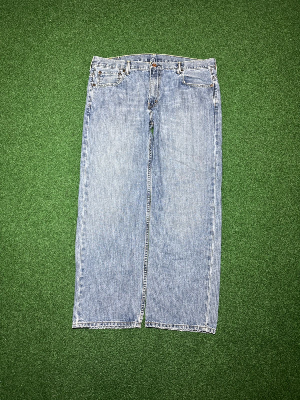 Levi's Vintage Clothing Vintage Levis 569 Loose Straight Baggy Y2K 39x29 Jeans Size US 39 - 3 Thumbnail