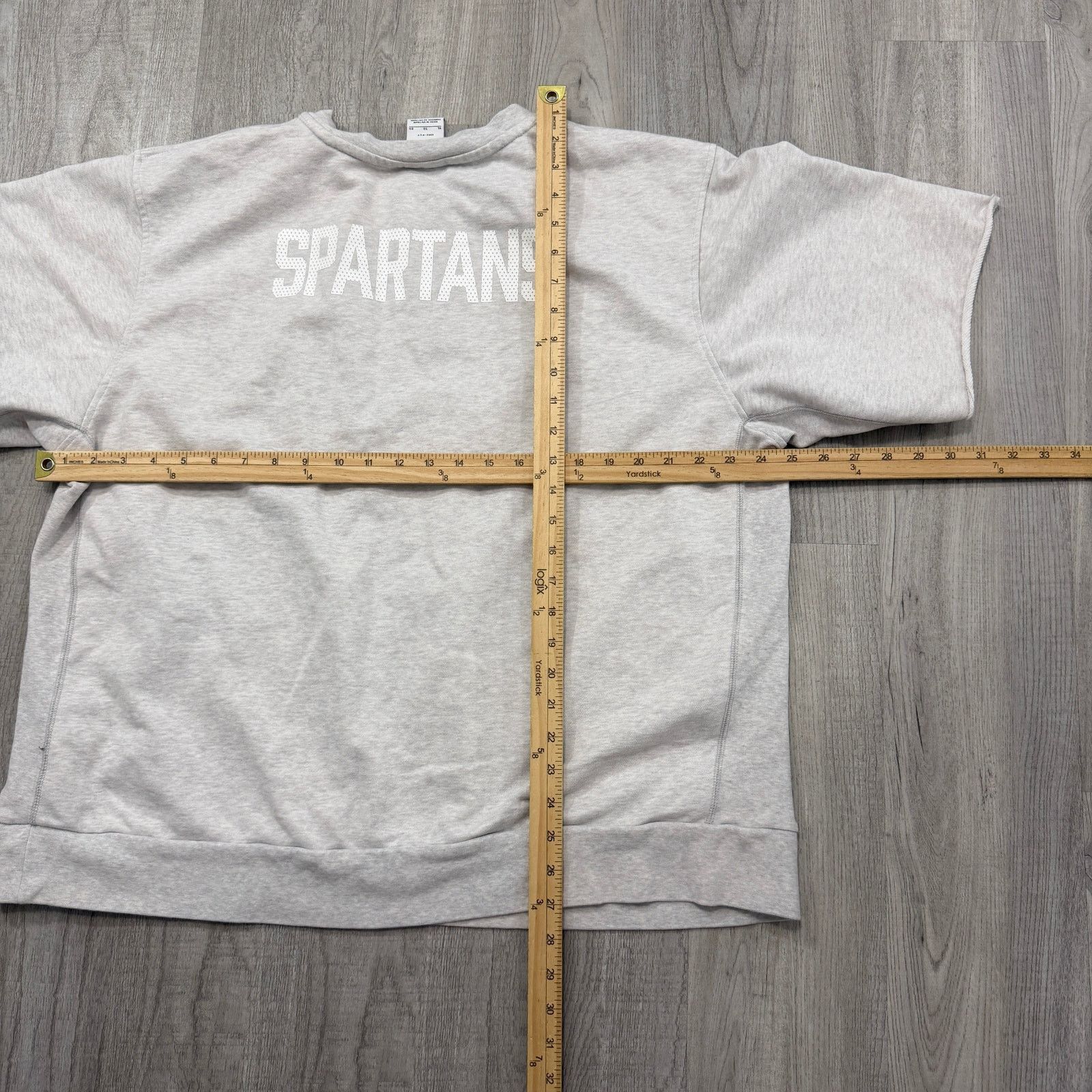 Nike Nike Michigan State University Spartans Cutoff Crewneck Size US XL / EU 56 / 4 - 9 Thumbnail