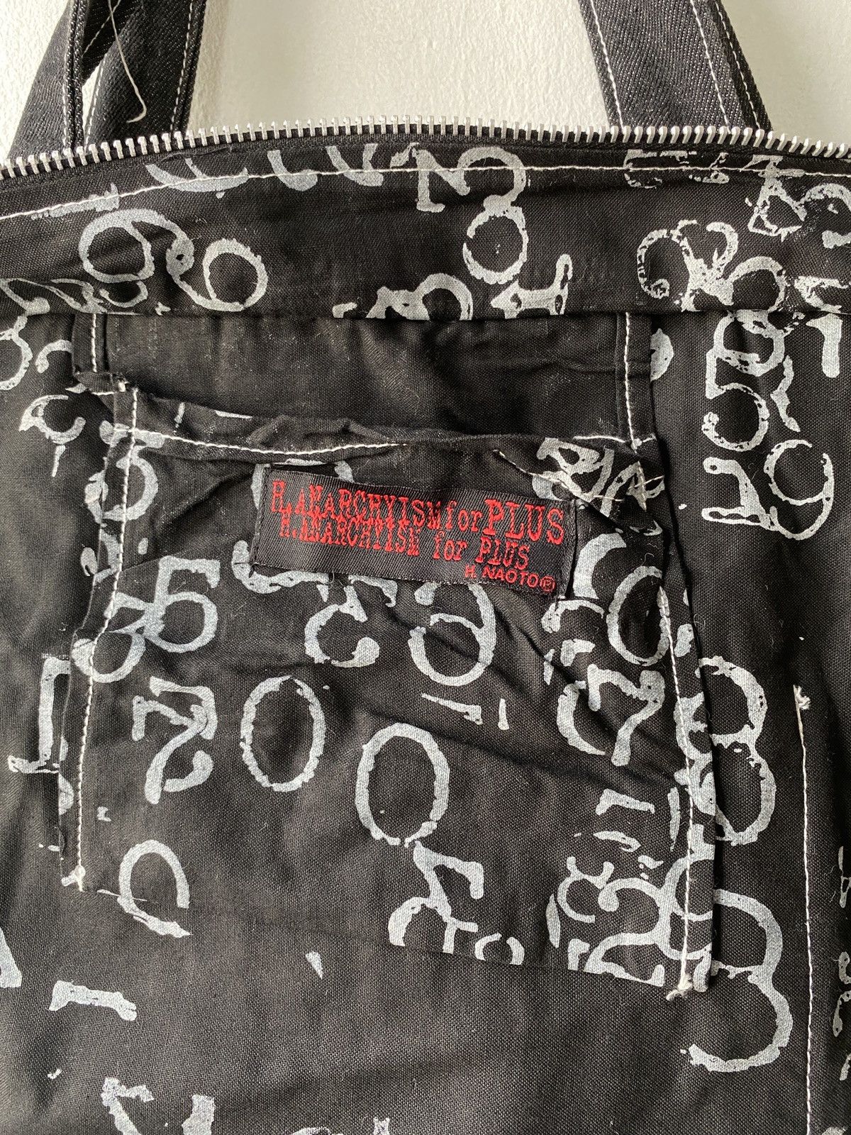 If Six Was Nine × Seditionaries H Anarchyism For Plus H Naoto Cyberpunk/Goth Tote Bag Size ONE SIZE - 17 Thumbnail