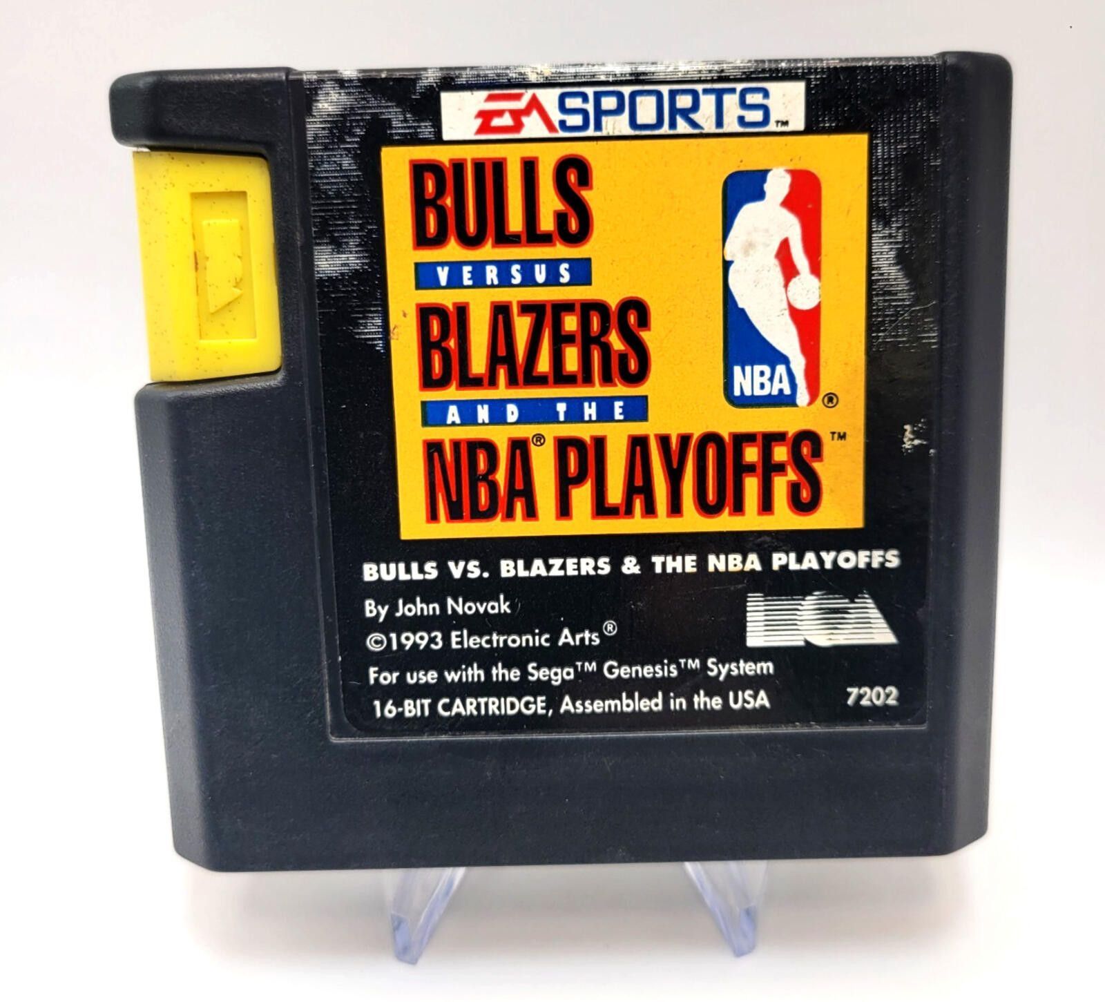semanticdesign Bulls vs. Blazers NBA Playoffs Sega Genesis Game Cartridge Size ONE SIZE - 1 Thumbnail