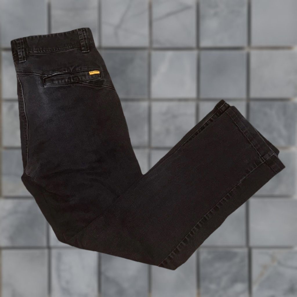 Volcom VINTAGE Volcom Jeans Men’s 30x30 Slim Straight Skater Chino Style Black Size US 30 / EU 46 - 1 Thumbnail