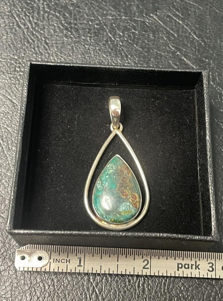Designer Multi Color Chrysocolla .925 Size ONE SIZE - 2 Thumbnail