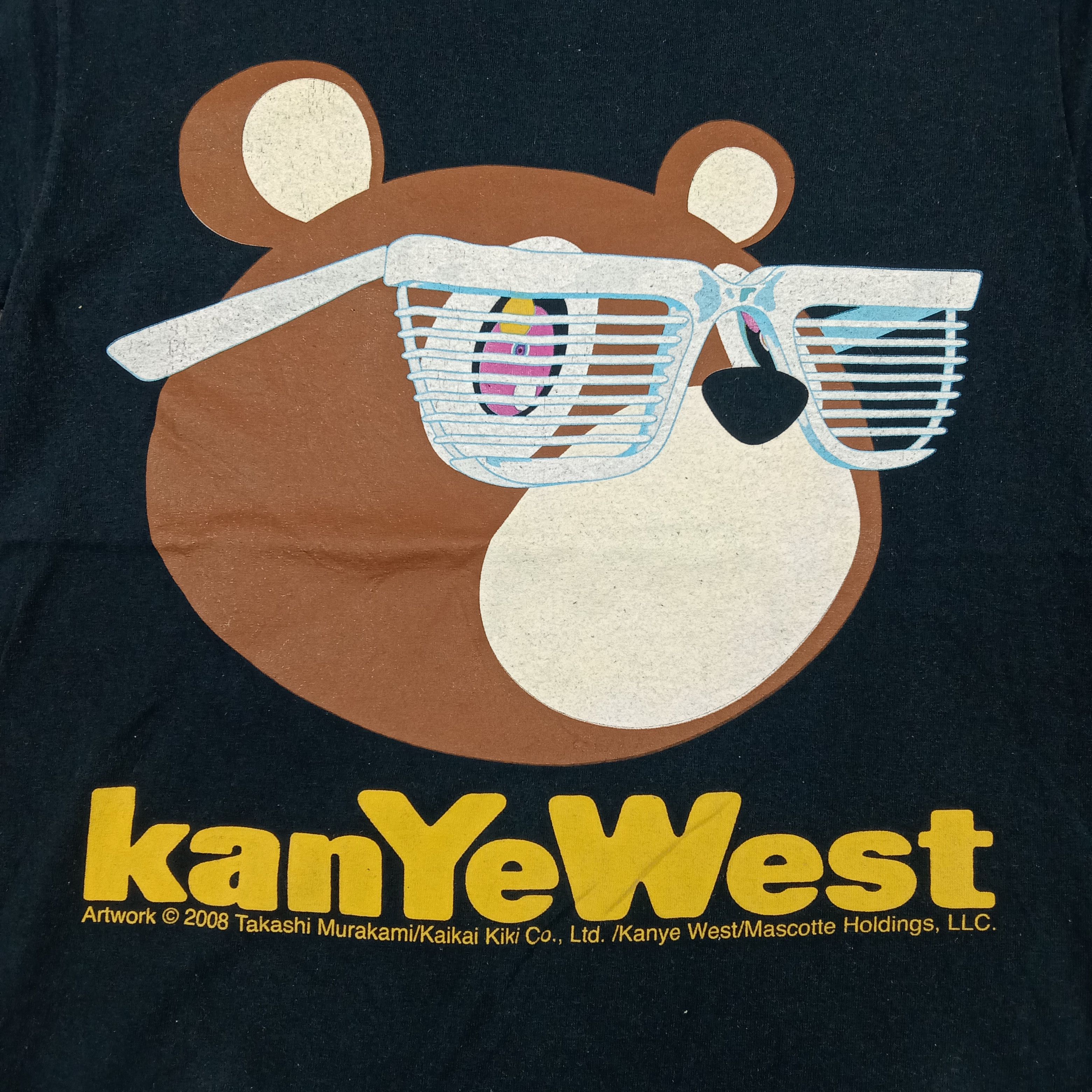 Vintage Y2K Kanye West College Dropout Bear Tshirt C276N53 Size US S / EU 44-46 / 1 - 2 Thumbnail