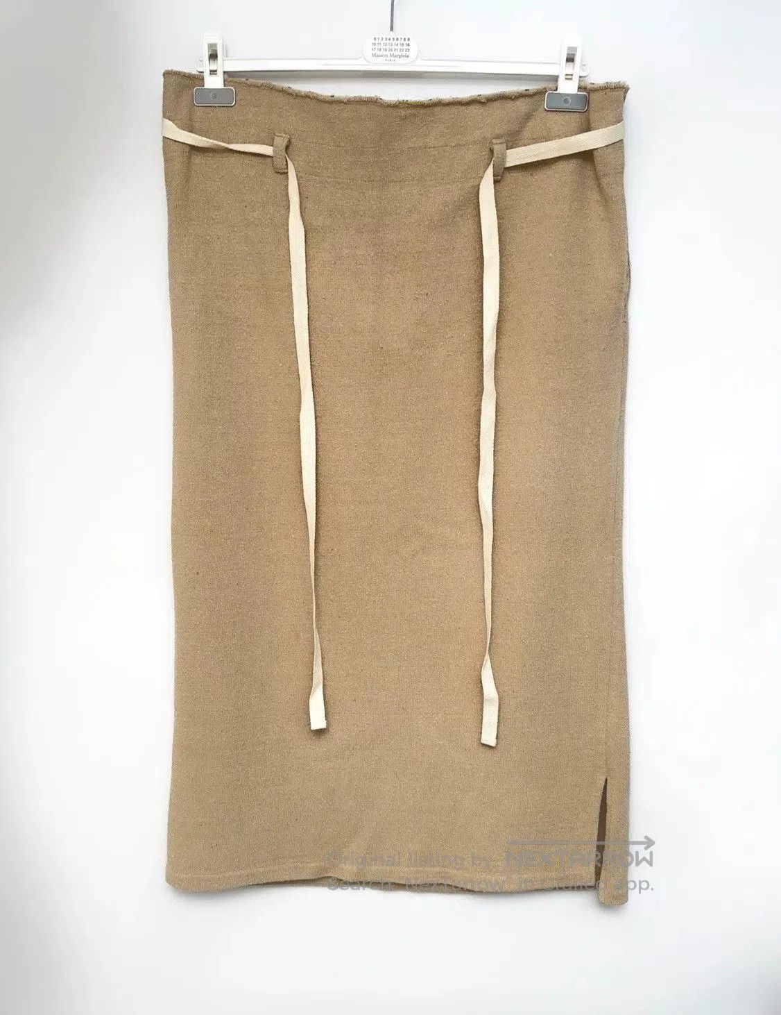 Y's Yohji Yamamoto Beige Silk Drawstring Skirt. Size 26" / US 2 / IT 38 - 5 Thumbnail