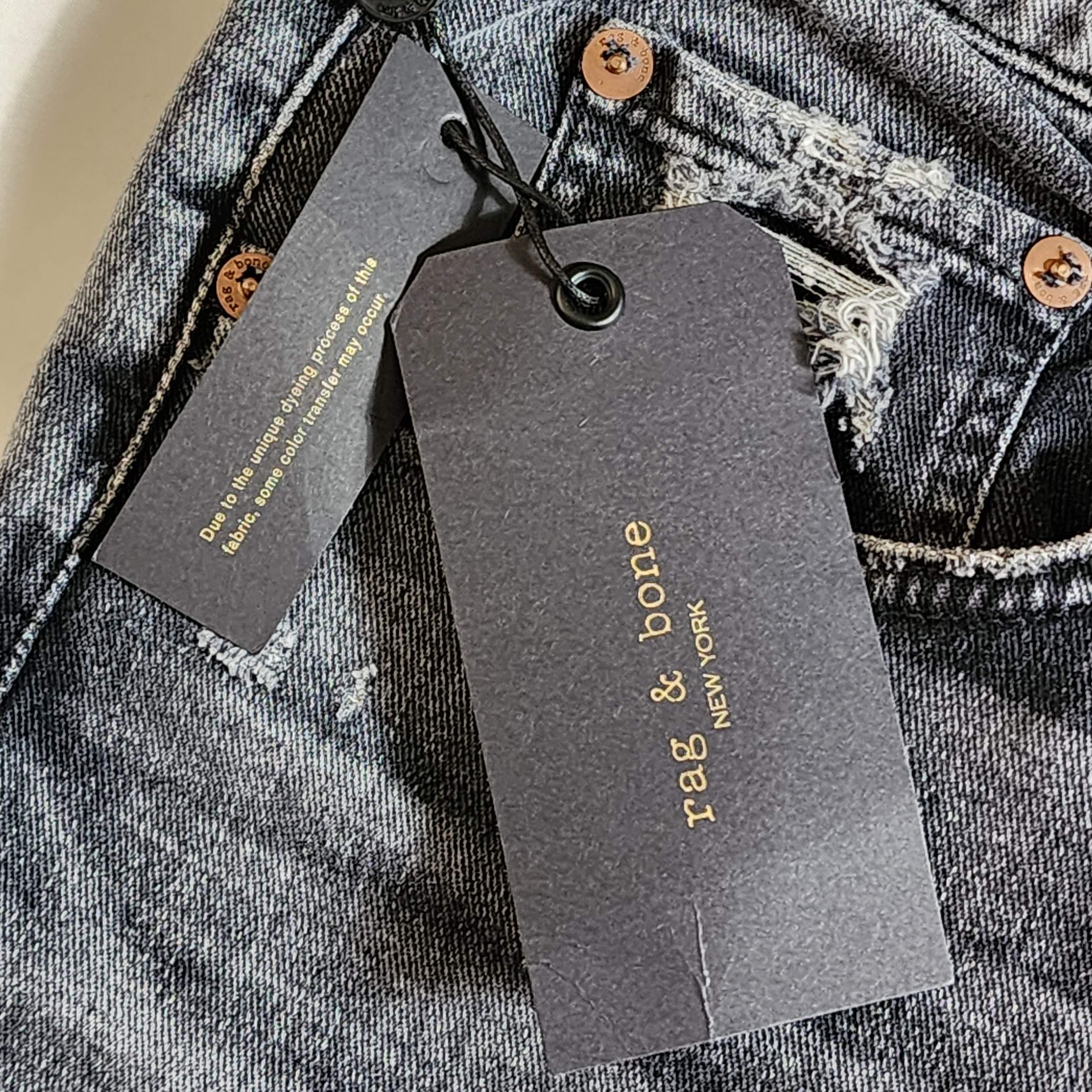 Rag & Bone NWT ABBOTS DRE Low-rise Slim Boyfriend Jeans Size 34" / US 12 / IT 48 - 5 Thumbnail