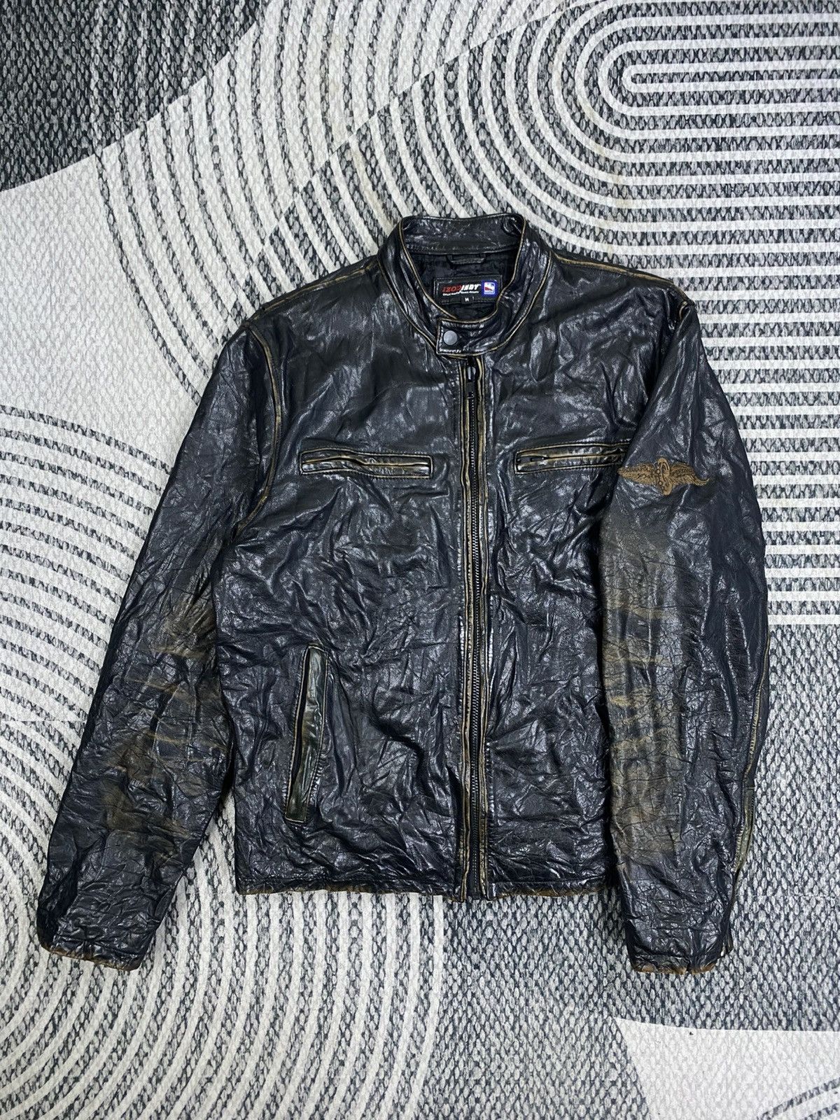 Izod Vintage Izod Indy Car Series Speedway Leather Jacket Size US M / EU 48-50 / 2 - 1 Thumbnail