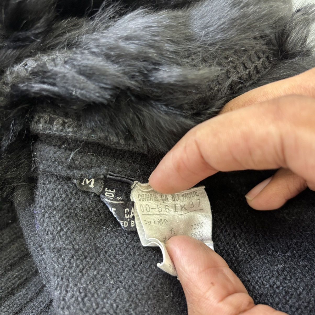 Japanese Brand Comme Ça Du Mode Fur Cashmere Knit Size M / US 6-8 / IT 42-44 - 4 Thumbnail