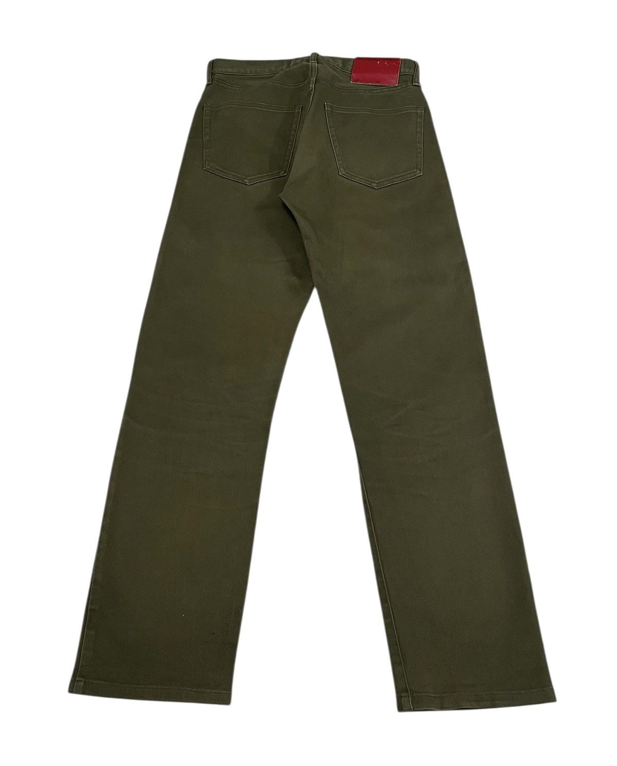 Yohji Yamamoto Ined Yohji Yamamoto Jeans Olive Size US 28 / EU 44 - 4 Thumbnail