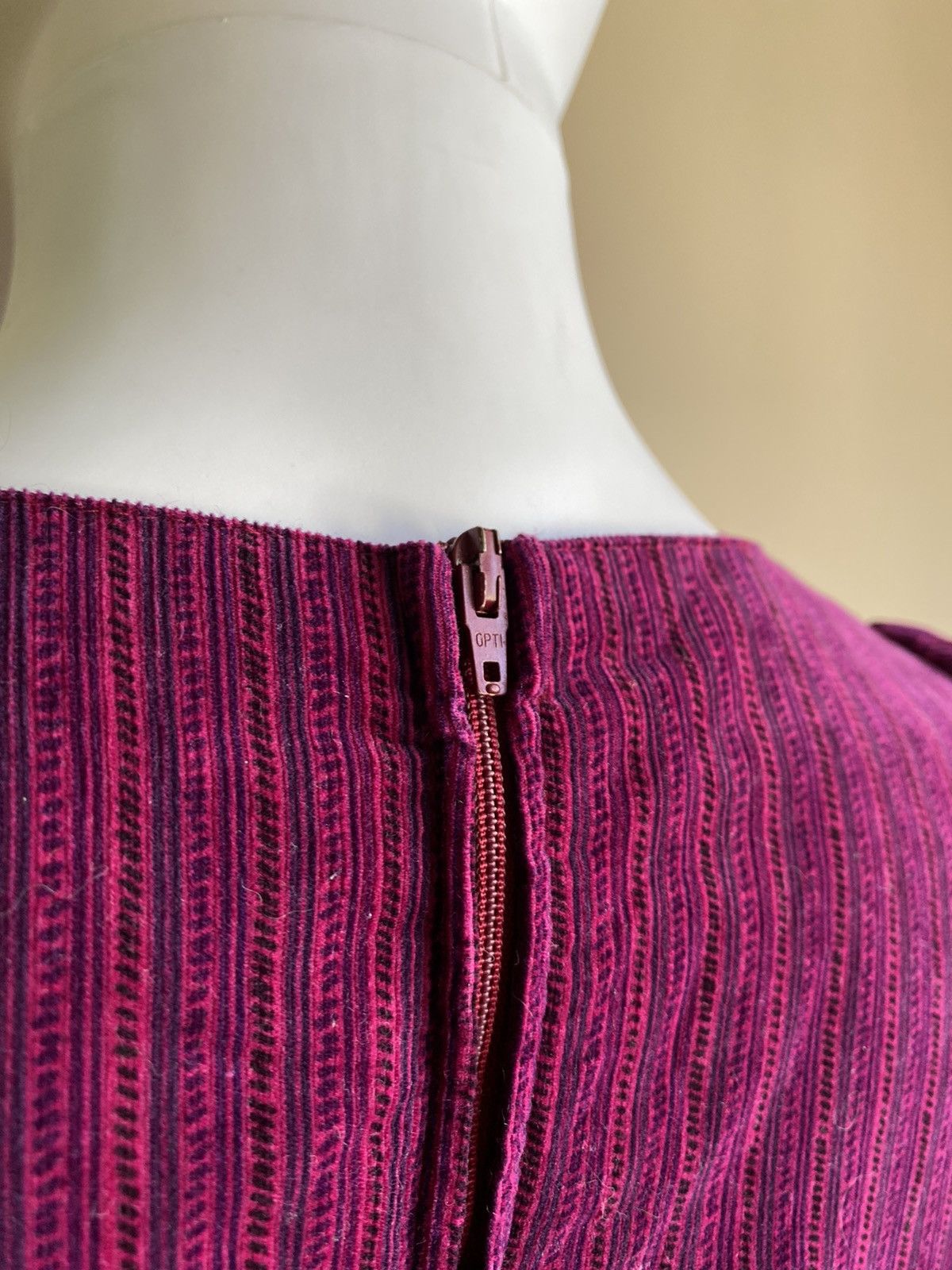 Laura Ashley Vintage 80s Laura Ashley Pink/Purple Belted Midi Dress Size M / US 6-8 / IT 42-44 - 14 Thumbnail