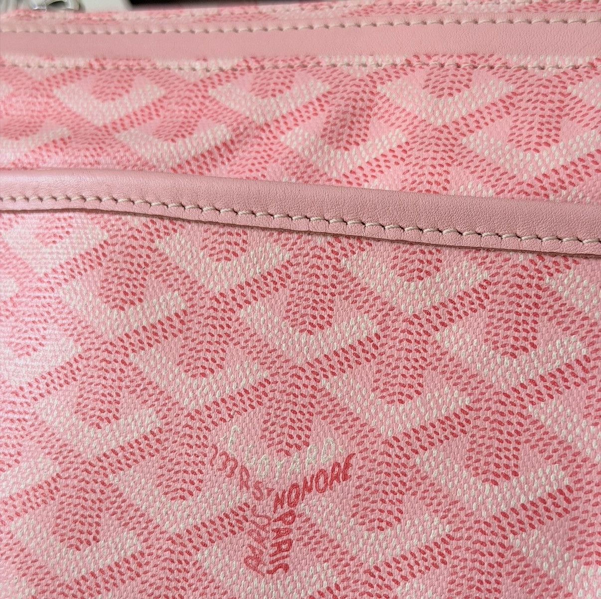 Goyard Goyard Pink Clutch Bag Rare Mirror PM Toiletry Sakura Pearl Size ONE SIZE - 3 Thumbnail