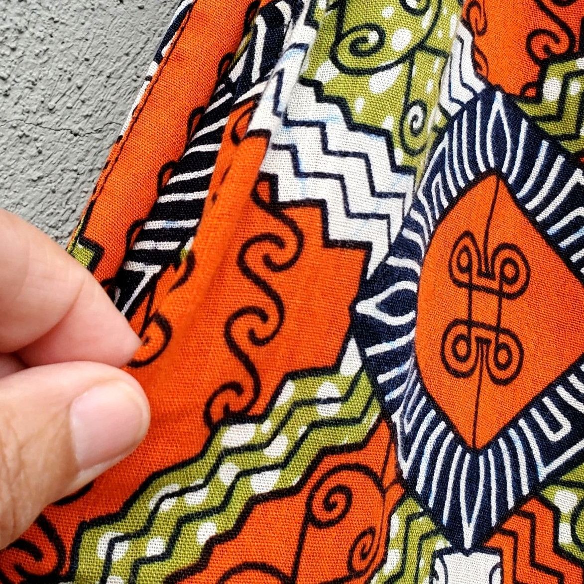 Other Vintage African Wax Print Baggy Shorts Festival Boho Unisex Size US 36 / EU 52 - 5 Thumbnail