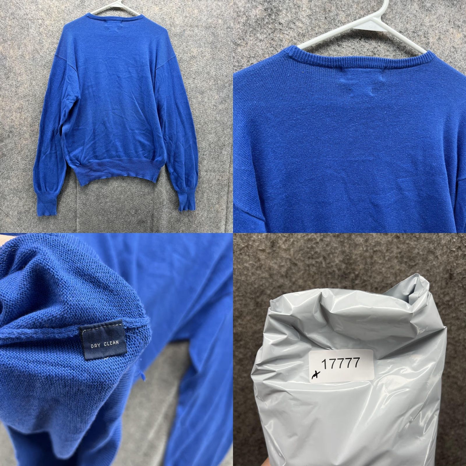 Polo Ralph Lauren Polo Ralph Lauren Sweater Men Small Blue Cashmere Cotton Crew Neck Pullover All Seasons Logo Vintage: No Mens Size US S / EU 44-46 / 1 - 8 Thumbnail