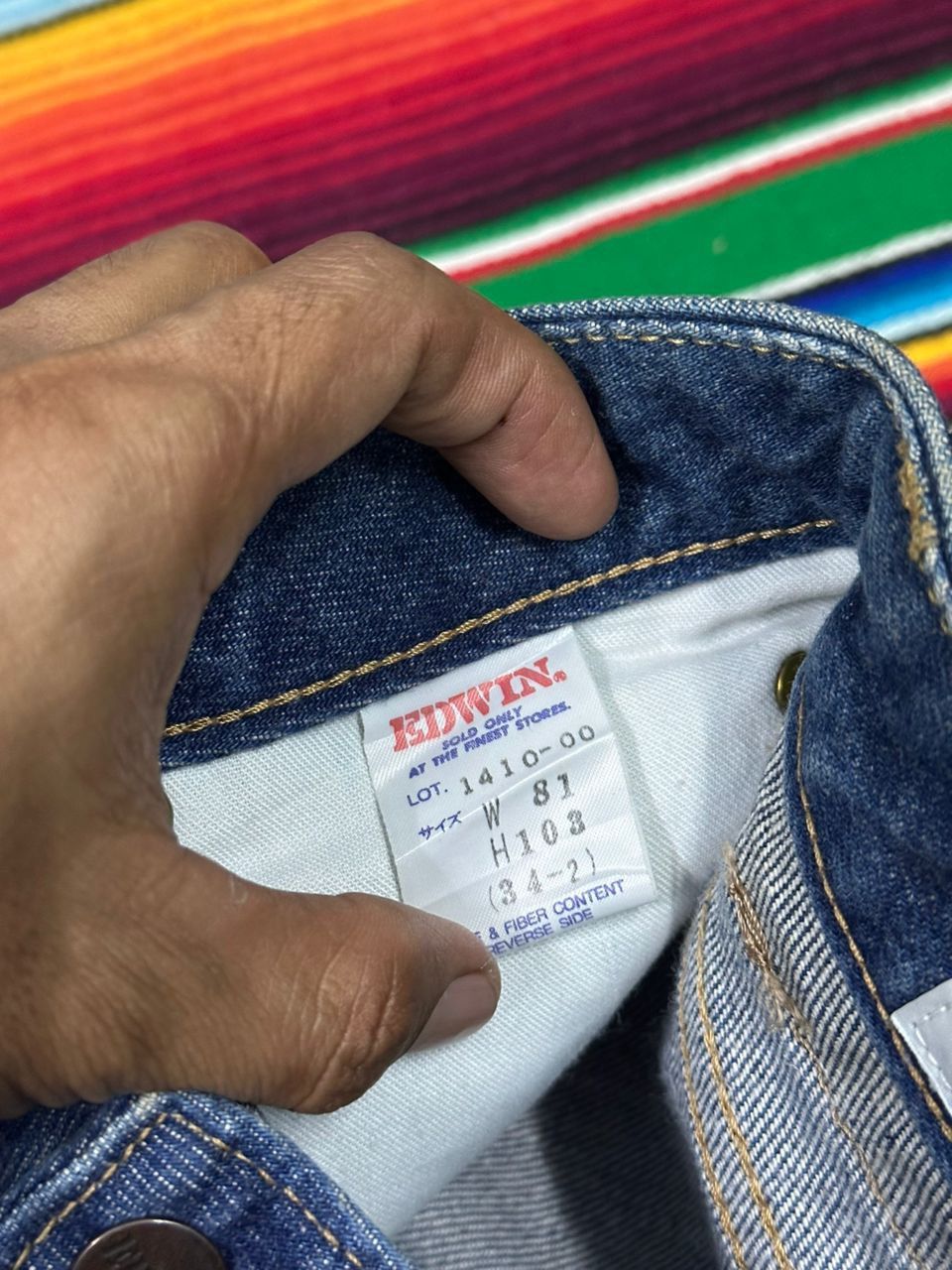 Le Grande Bleu (L.G.B.) 💥 EDWIN💥Japanese Brand Edwin international basic 💥 Size US 31 - 6 Thumbnail