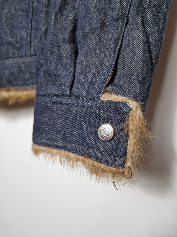 Miss Sixty × Vintage vintage denim fur jacket miss sixty y2k Size M / US 6-8 / IT 42-44 - 3 Thumbnail