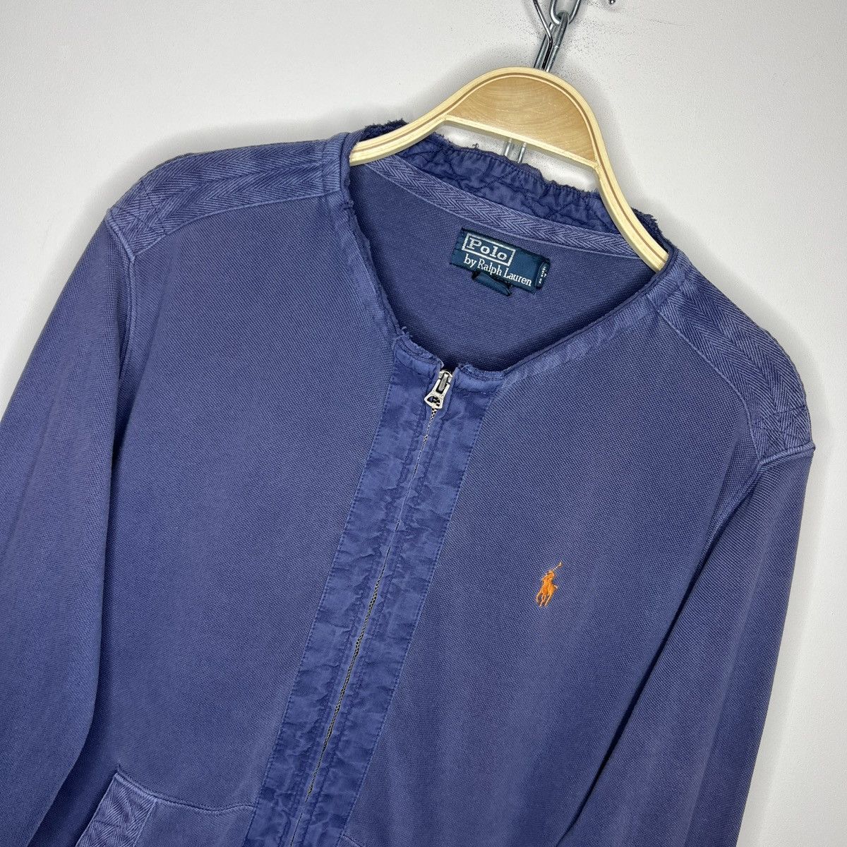 Polo Ralph Lauren × Ralph Lauren Vintage Polo Ralph Lauren Navy Zip Sweatshirt Pony Logo Size US M / EU 48-50 / 2 - 4 Thumbnail
