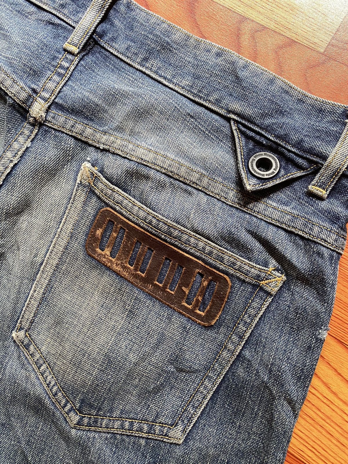 Japanese Brand × White Mountaineering Vintage White Mountaineering Selvedge Denim Size US 33 - 12 Thumbnail