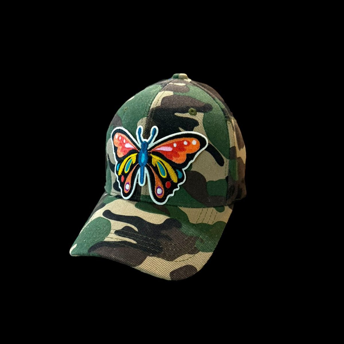 Other Custom baseball cap camouflage butterfly hat Size ONE SIZE - 4 Thumbnail