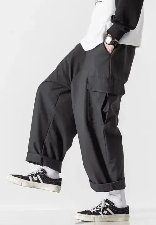 Japanese Brand 20AW Indigo Union Japan Black Cargo Worker Pants Size US 34 / EU 50 - 3 Thumbnail